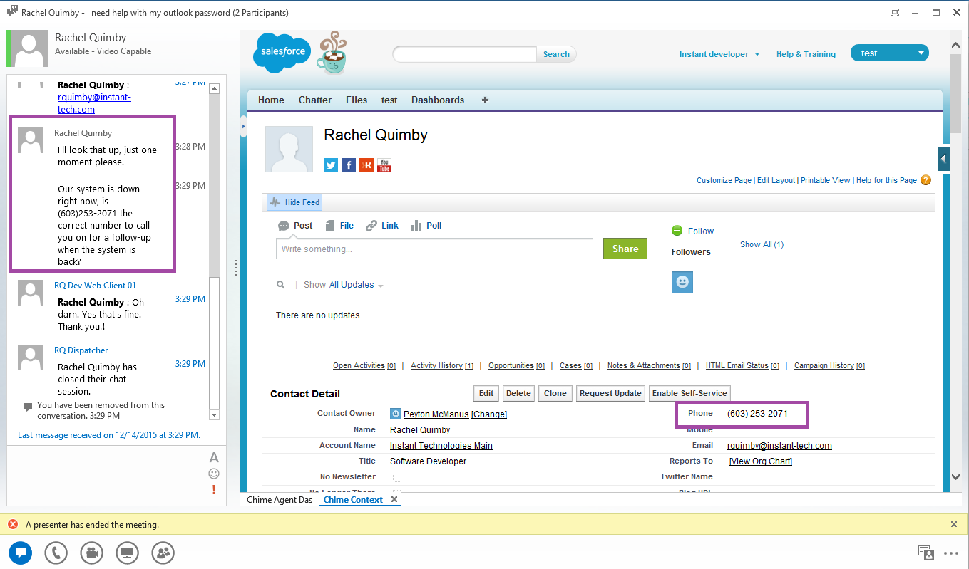 Tour Chime For Lync Skype For Business